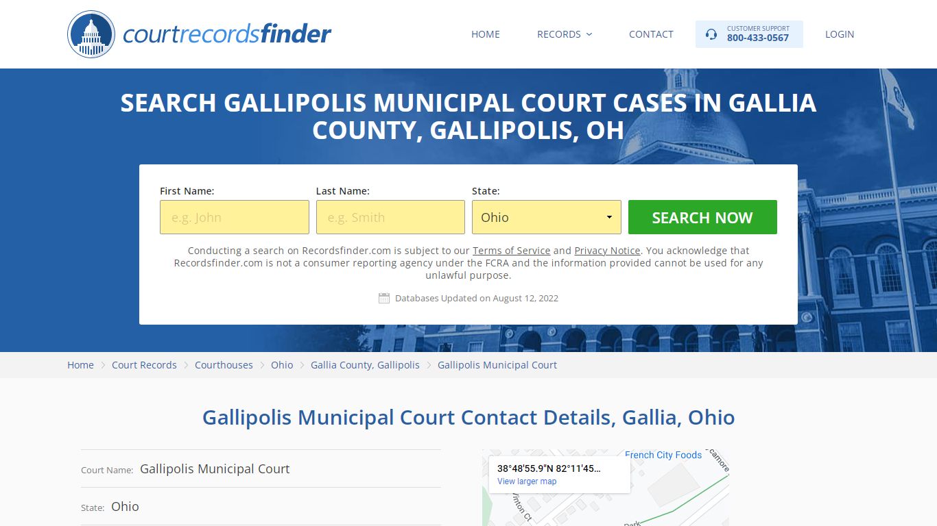 Gallipolis Municipal Court Case Search - Gallia County, OH ...